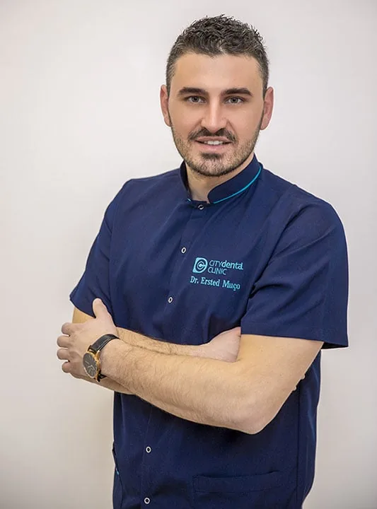Dr. Ersted Muço, oral and maxillofacial surgeon at City Dental Clinic