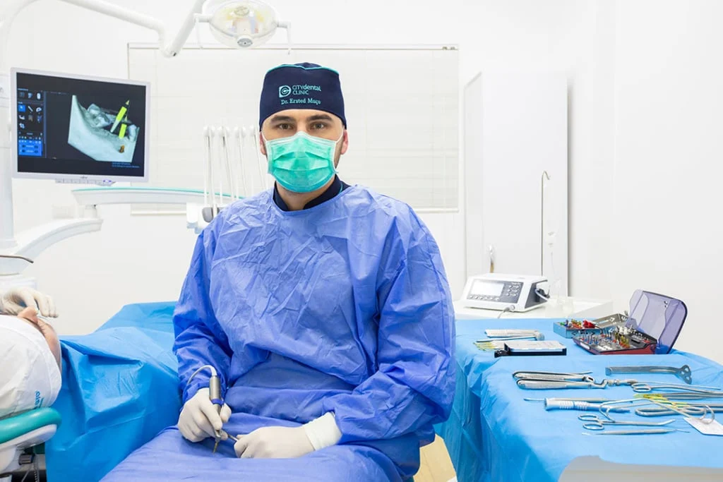 Zygomatic implant surgeon at City Dental Clinic in Tirana